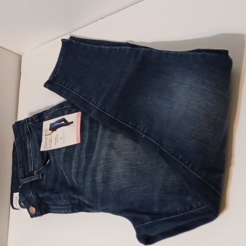 NWT Levi Strauss Signature Simply Stretch High Rise Super Skinny Jeans Sz. 18M